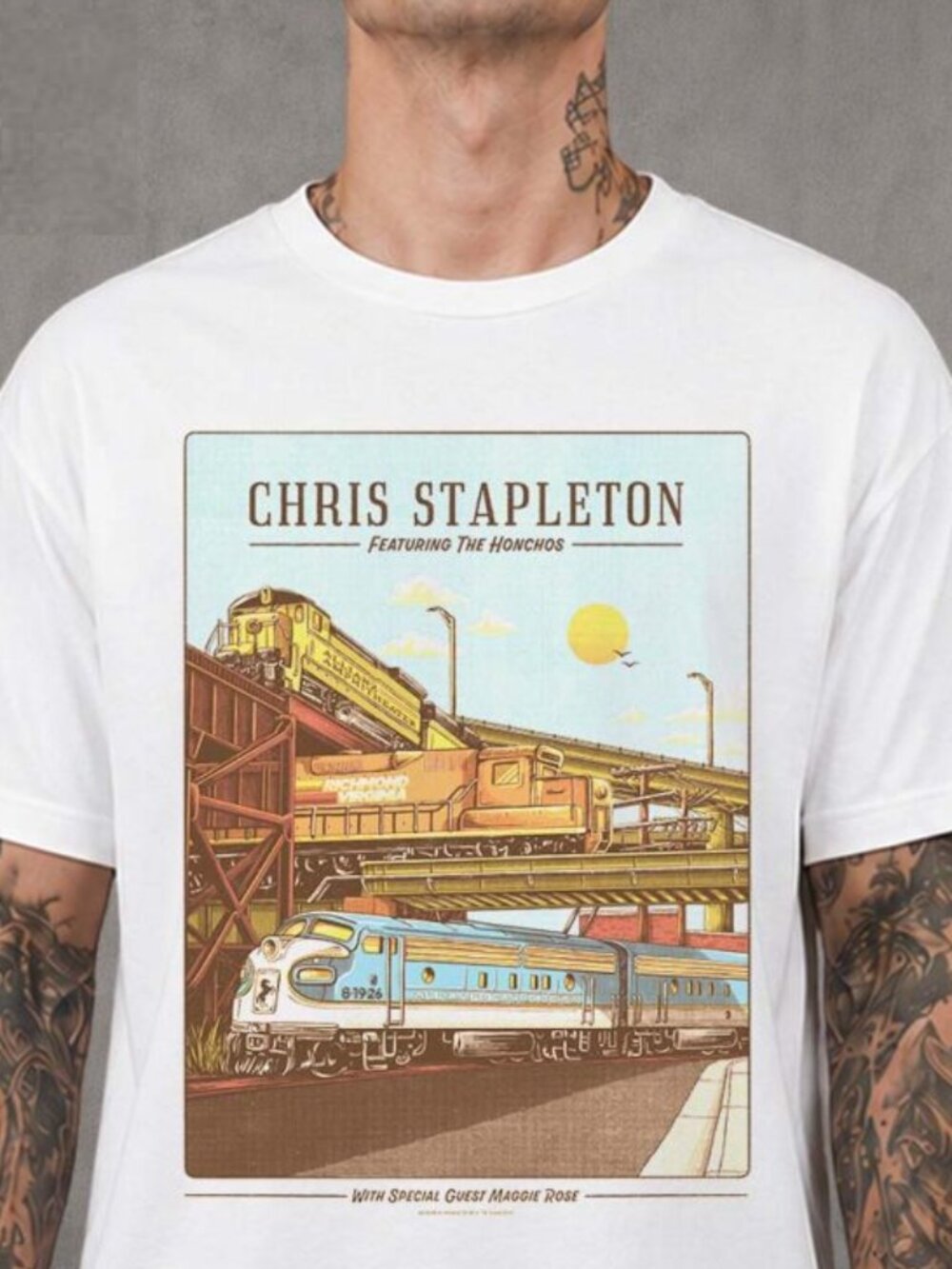 Chris Stapleton Richmond Virginia 2026 Poster At Allianz Amphitheater T Shirt